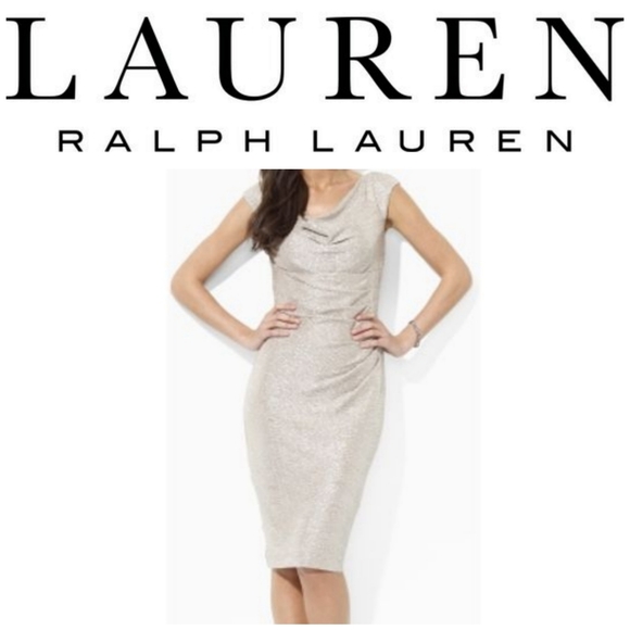 Ralph Lauren Dresses & Skirts - Ralph Lauren Gold Metallic Dress